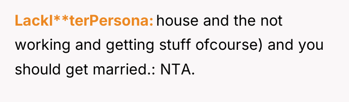 Lackl**terPersona house and the not working and getting stuff ofcourse)...
