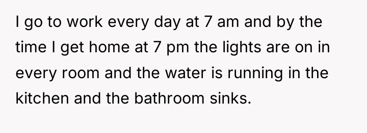 I go to work every day at 7 am and...