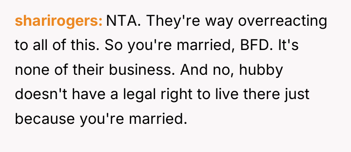 sharirogers NTA. They're way overreacting to all of this. So...