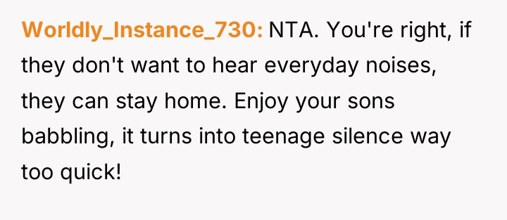 Worldly_Instance_730 NTA. You're right, if they don't want to hear...