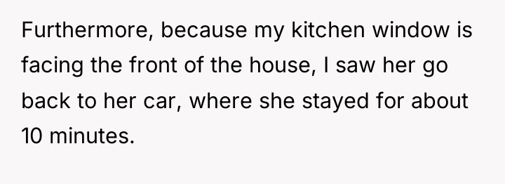 Furthermore, because my kitchen window is facing the front of...