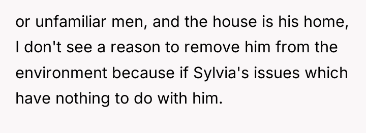 or unfamiliar men, and the house is his home, I...