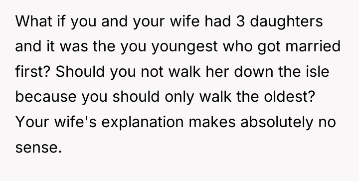 What if you and your wife had 3 daughters and...