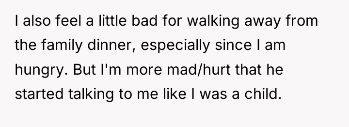 I also feel a little bad for walking away from...