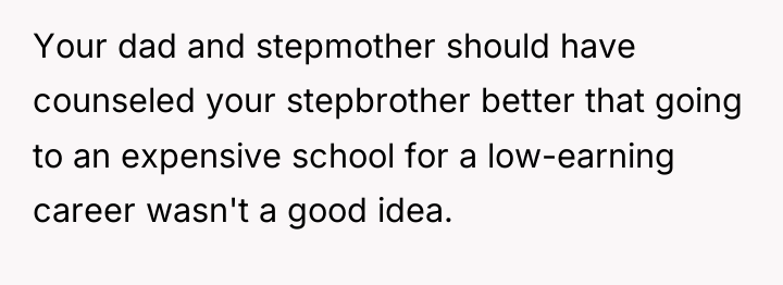 Your dad and stepmother should have counseled your stepbrother better...