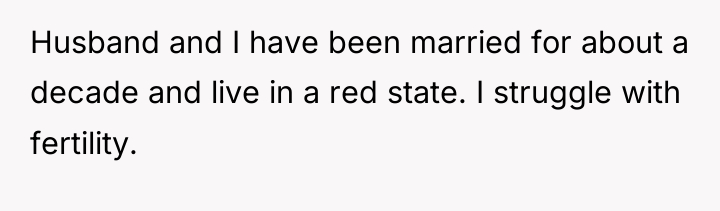 Husband and I have been married for about a decade...