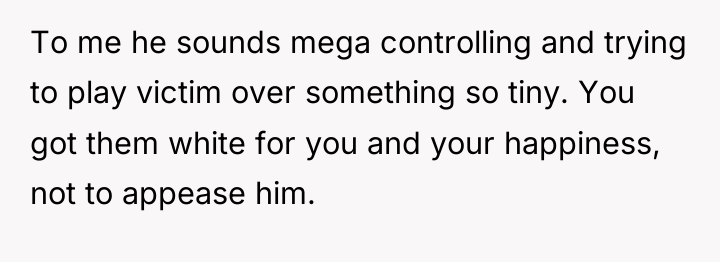 To me he sounds mega controlling and trying to play...