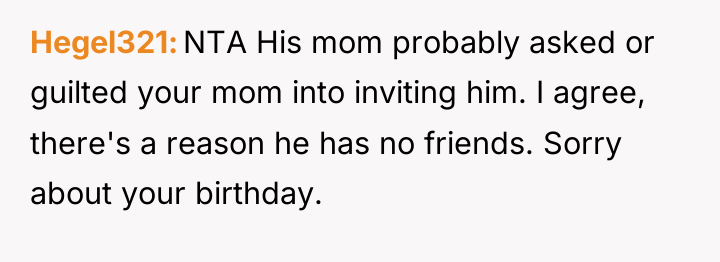 Hegel321 NTA His mom probably asked or guilted your mom...