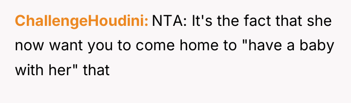 ChallengeHoudini NTA: It's the fact that she now want you...
