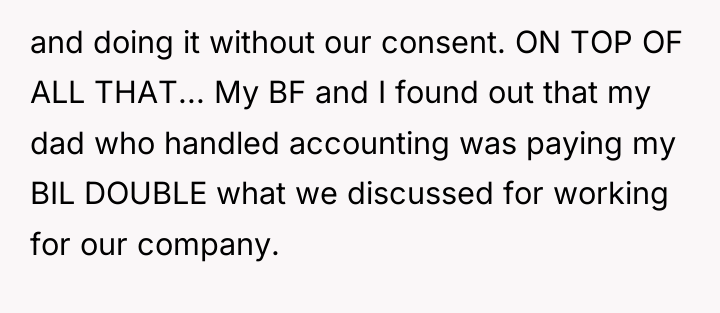 and doing it without our consent. ON TOP OF ALL...
