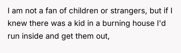 I am not a fan of children or strangers, but...