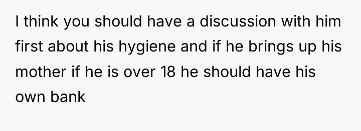 I think you should have a discussion with him first...