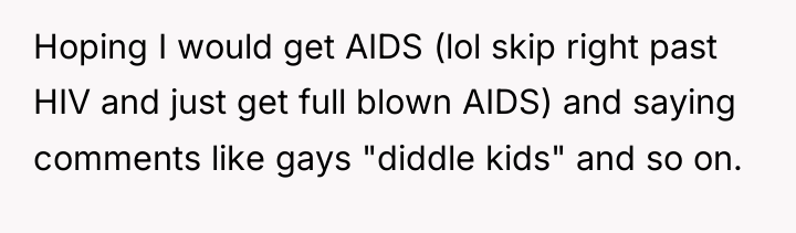 Hoping I would get AIDS (lol skip right past HIV...
