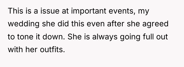 This is a issue at important events, my wedding she...