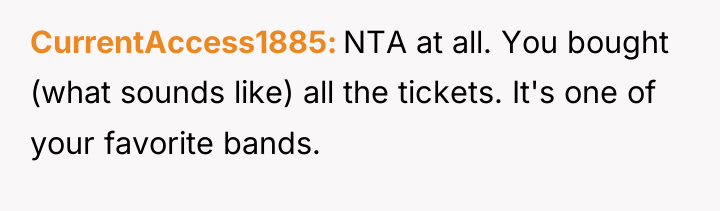 CurrentAccess1885 NTA at all. You bought (what sounds like) all...
