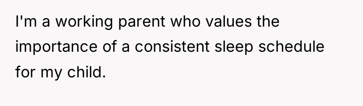 I'm a working parent who values the importance of a...