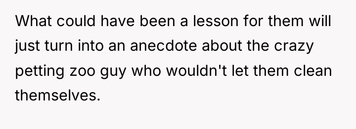 What could have been a lesson for them will just...