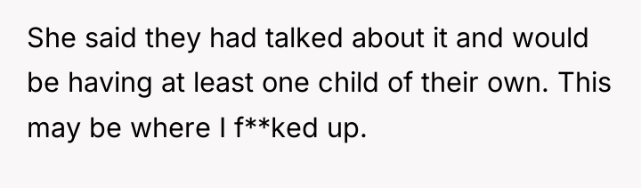 She said they had talked about it and would be...