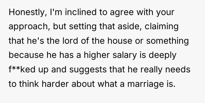 Honestly, I'm inclined to agree with your approach, but setting...