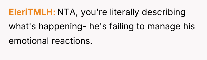EleriTMLH NTA, you're literally describing what's happening- he's failing to...