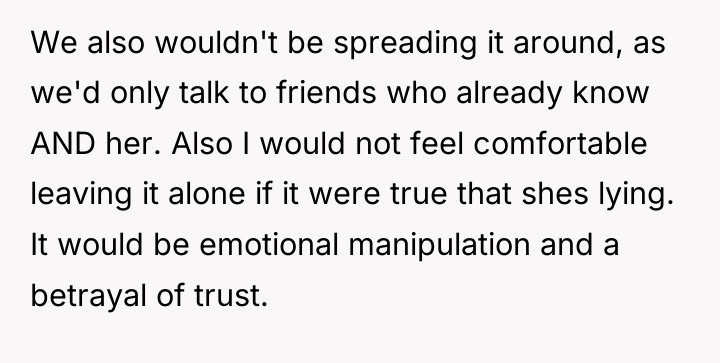 We also wouldn't be spreading it around, as we'd only...