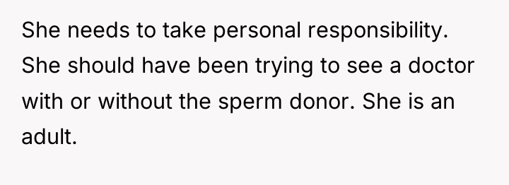 She needs to take personal responsibility. She should have been...