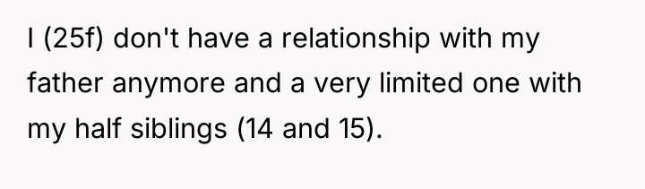 I (25f) don't have a relationship with my father anymore...