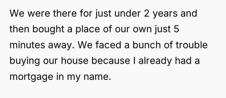 We were there for just under 2 years and then...