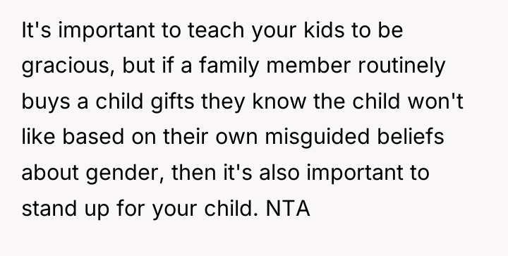 It's important to teach your kids to be gracious, but...