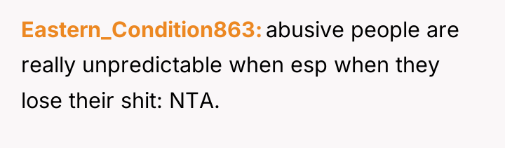 Eastern_Condition863 abusive people are really unpredictable when esp when they...