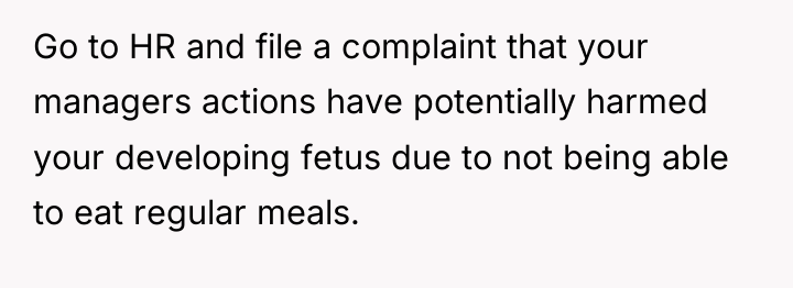 Go to HR and file a complaint that your managers...