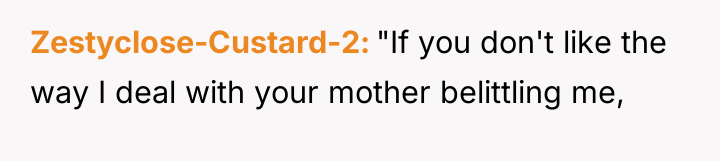 Zestyclose-Custard-2 "If you don't like the way I deal with...
