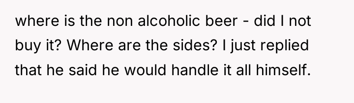 where is the non alcoholic beer - did I not...