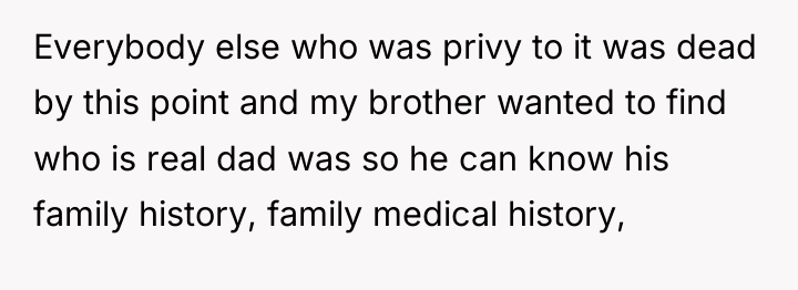 Everybody else who was privy to it was dead by...