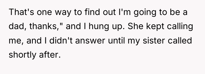 That's one way to find out I'm going to be...