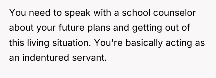 You need to speak with a school counselor about your...