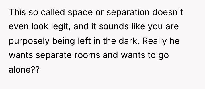 This so called space or separation doesn't even look legit,...