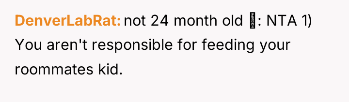 DenverLabRat not 24 month old : NTA 1) You aren't...