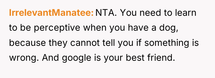 IrrelevantManatee NTA. You need to learn to be perceptive when...