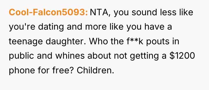 Cool-Falcon5093 NTA, you sound less like you're dating and more...