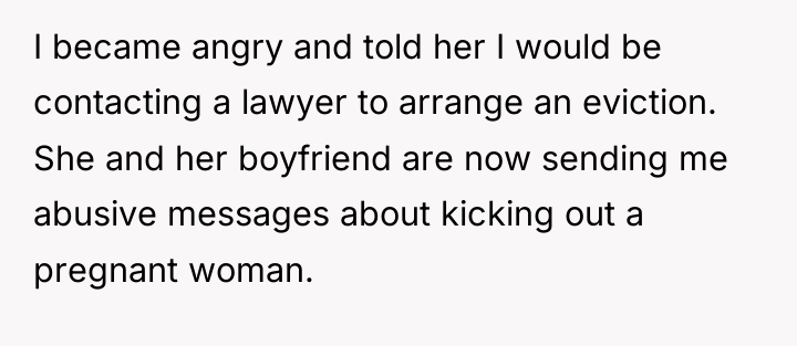 I became angry and told her I would be contacting...