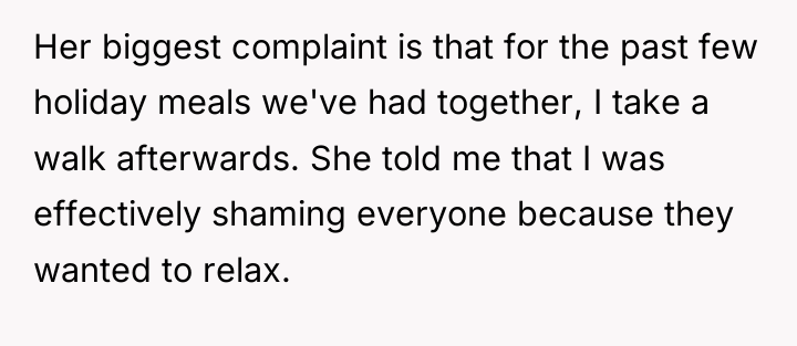 Her biggest complaint is that for the past few holiday...