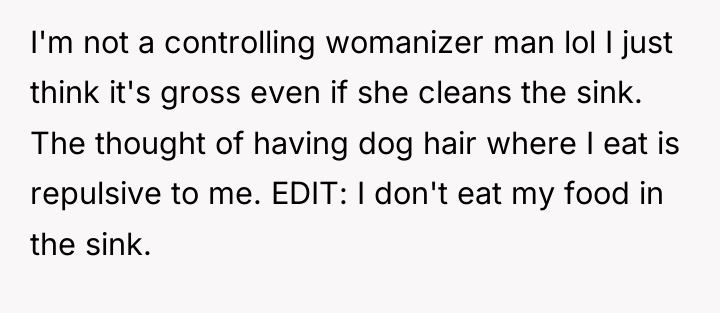 I'm not a controlling womanizer man lol I just think...