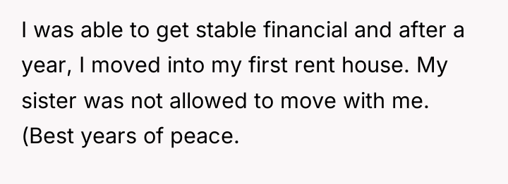 I was able to get stable financial and after a...