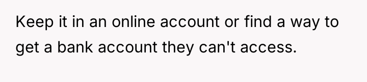 Keep it in an online account or find a way...