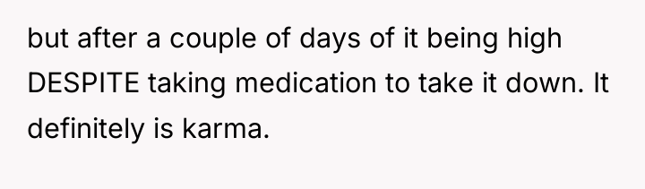 but after a couple of days of it being high...