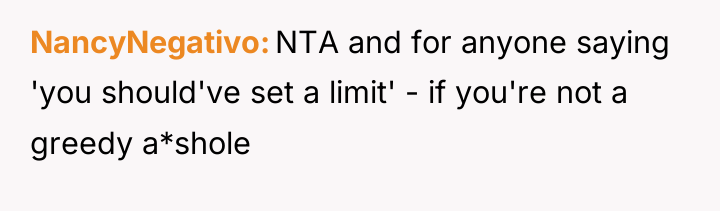NancyNegativo NTA and for anyone saying 'you should've set a...