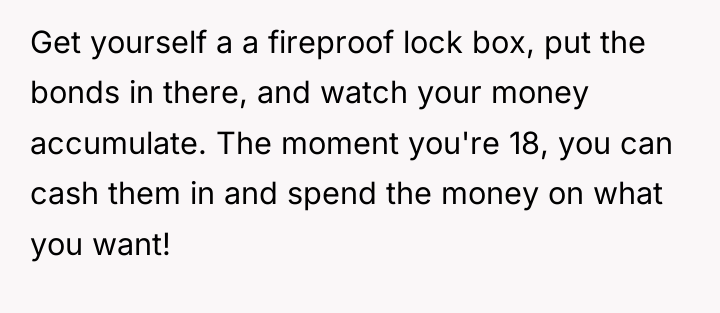 Get yourself a a fireproof lock box, put the bonds...