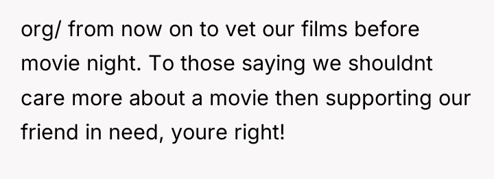 org/ from now on to vet our films before movie...