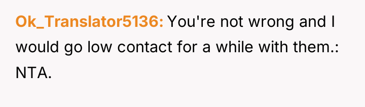Ok_Translator5136 You're not wrong and I would go low contact...